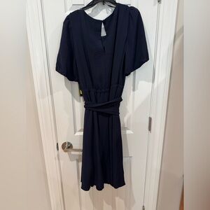 Elegant Navy Blue Dress